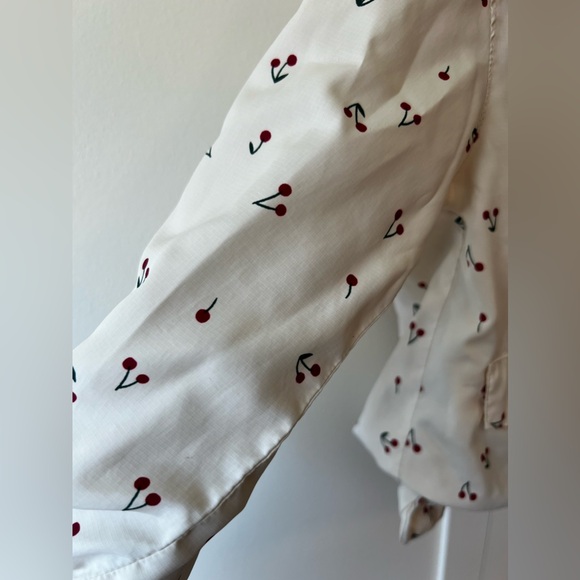 Zara Girls Cherry Lined Windbreaker Jacket Size 4-5 Years - Picture 11 of 14